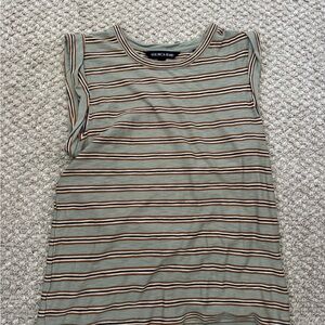 Veronica Beard Striped Sleeveless Top
